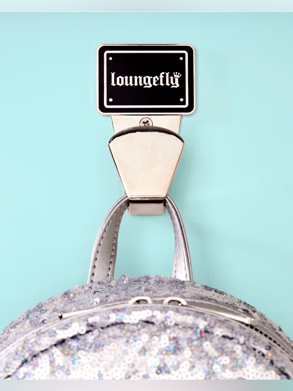 Loungefly Silver Metal Display Wall Hook NIP